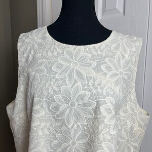 RW&Co  Top Cream Size XXL
